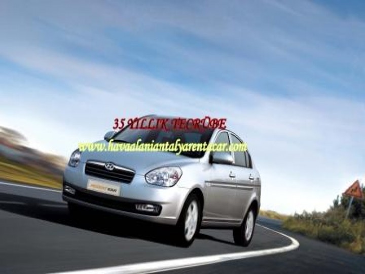 Antalya Airport Rent a Car 35 Yıldır Sizinle